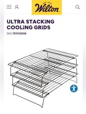 Brand New Wilton Ultra Premium 3-Tier Cooling Grid, Stacking Cooling Racks